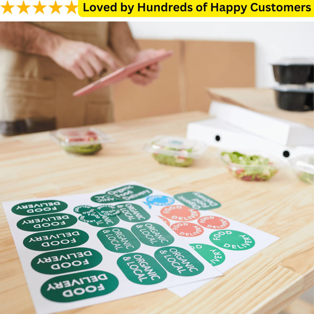 Elevate Your Brand with Custom Printing of Stickers - TeMaRo™