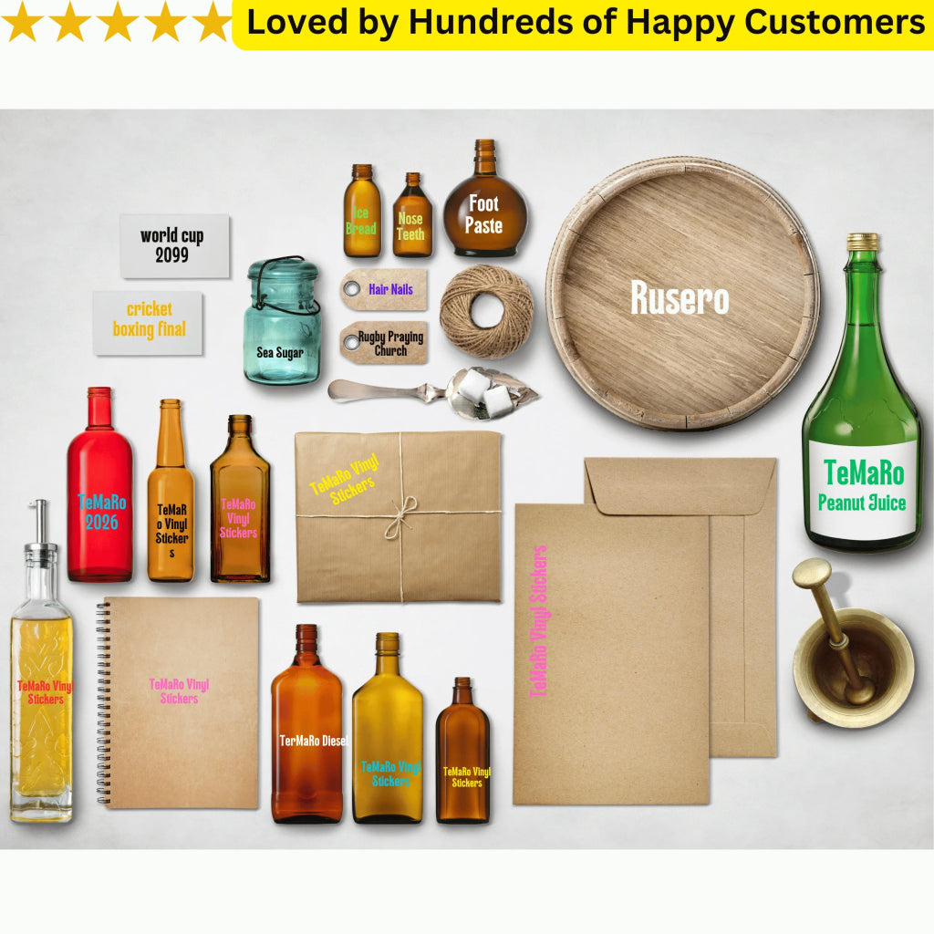 Elevate Your Brand with Custom Printing of Stickers - TeMaRo™