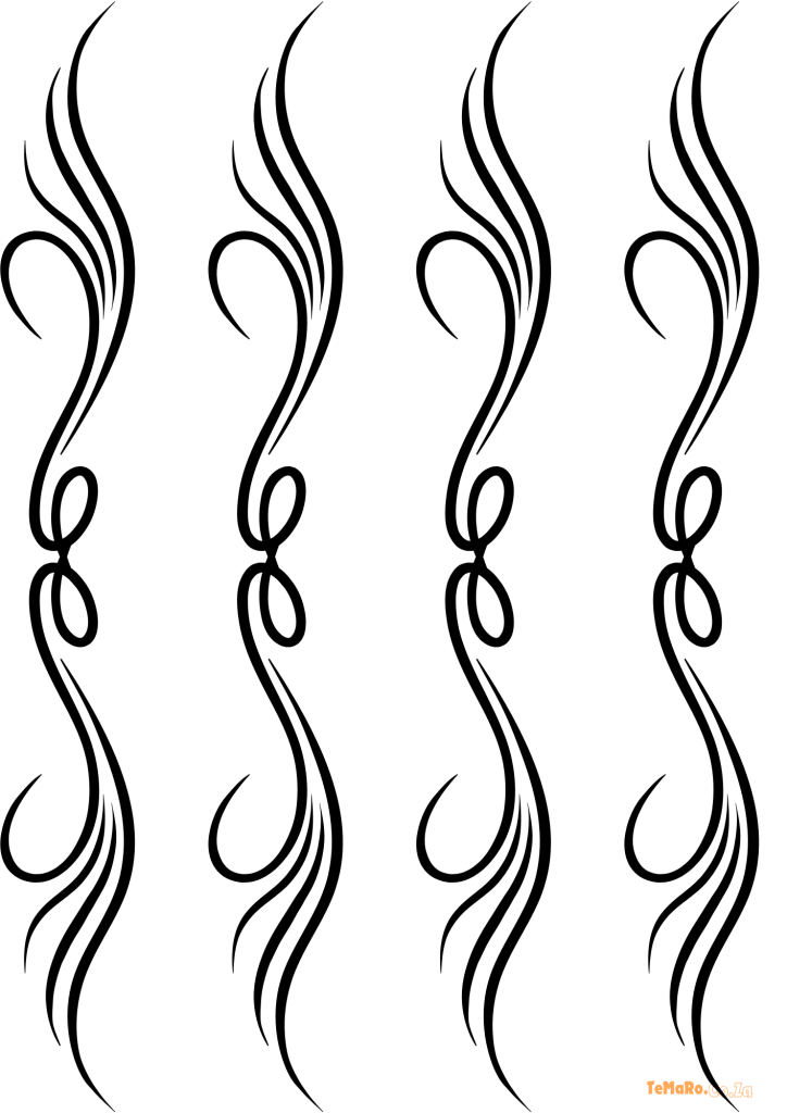 Ephemeral Tribal Tattoo Ribs Stickers - TeMaRo™