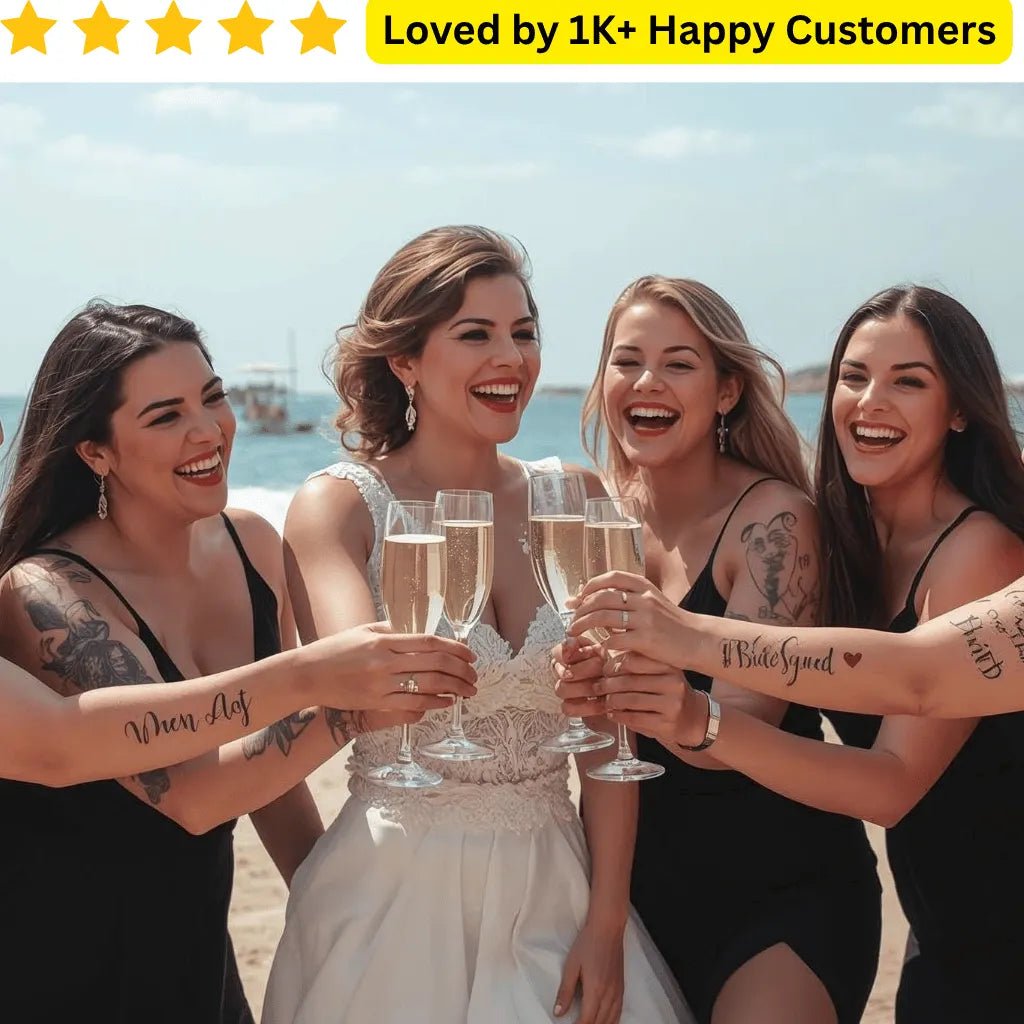 Wedding Tattoos Temporary South Africa – Custom & Skin-Safe 💍 - TeMaRo™ 🇿🇦