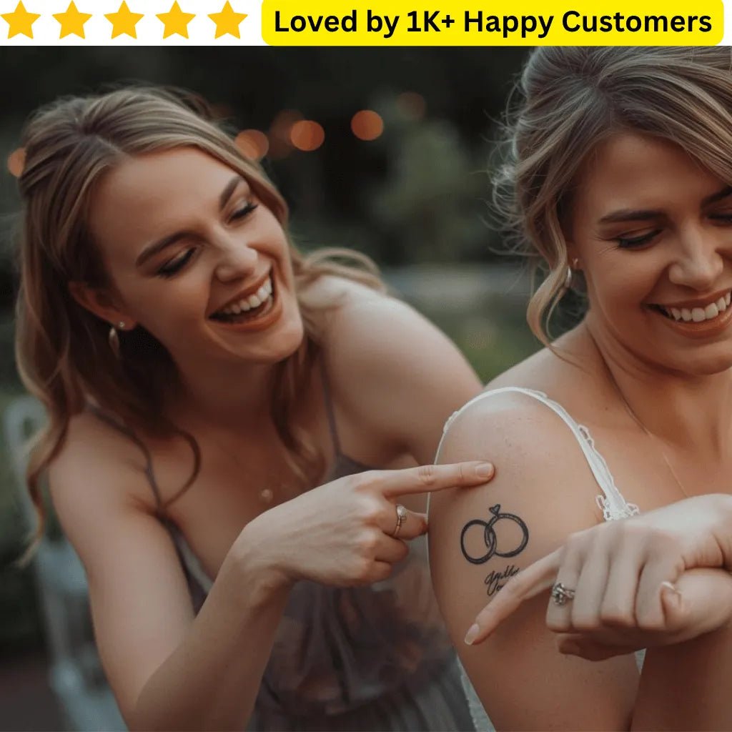 Preview Your Wedding Tattoos Ring First - TeMaRo™ 🇿🇦