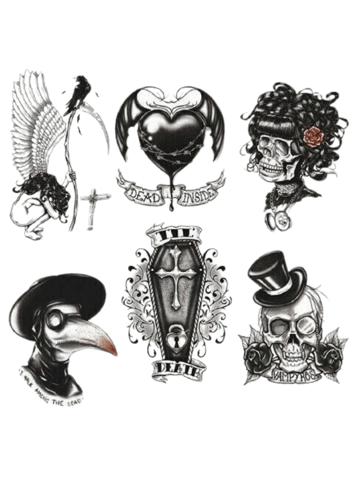 Fake Tattoos Sticker for Halloween - TeMaRo™