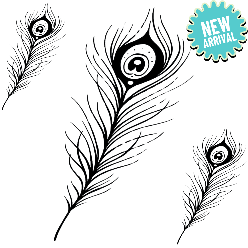 Feather Neck Tattoo Women - TeMaRo™