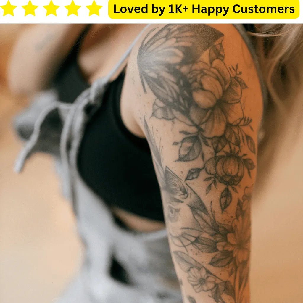 Floral Designs Tattoo | Custom Temporary Artwork - TeMaRo™ 🇿🇦