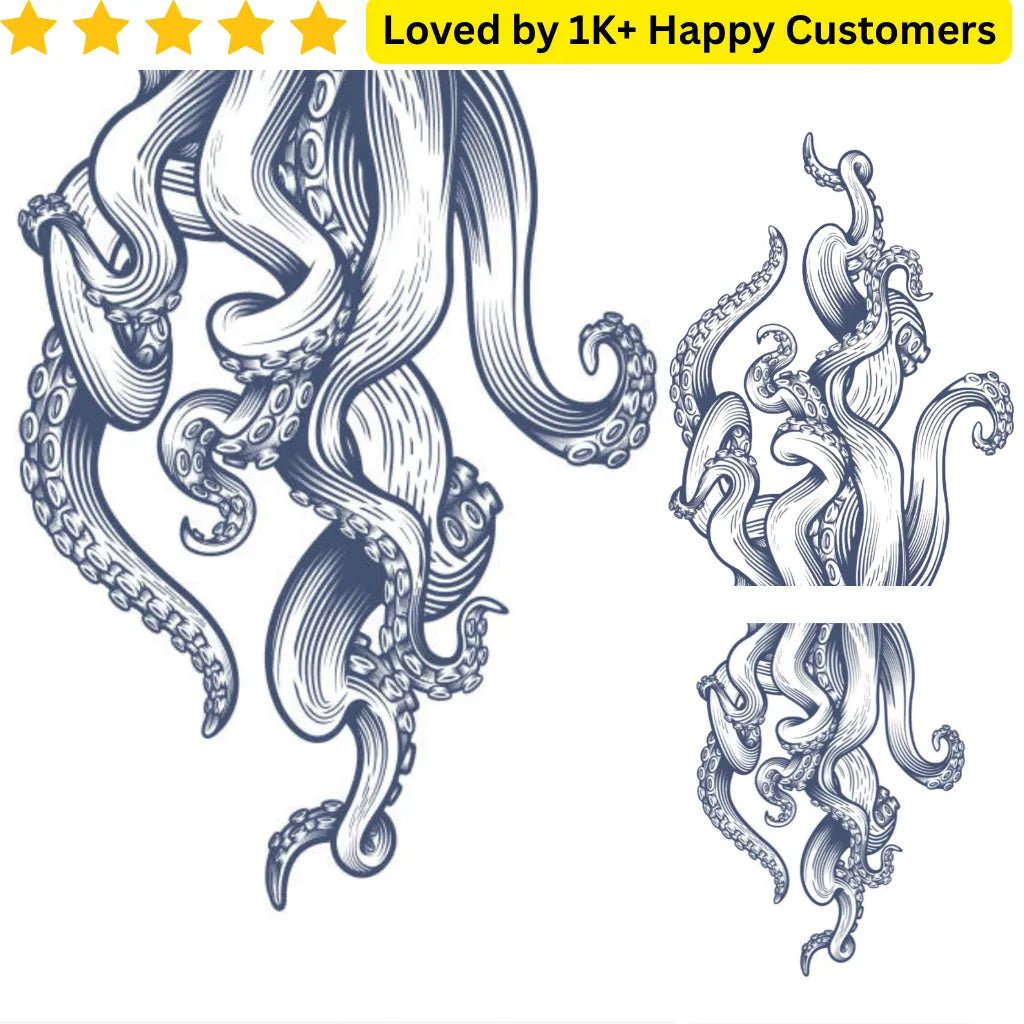 Forearm Tattoo - Octopus - TeMaRo™