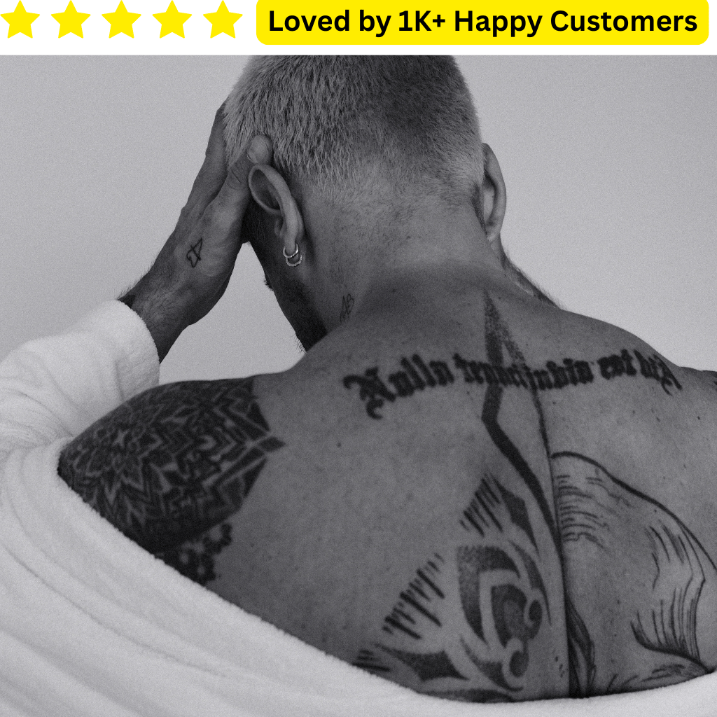 Tattoos on Men | Custom Temporary & Safe - TeMaRo™ 🇿🇦