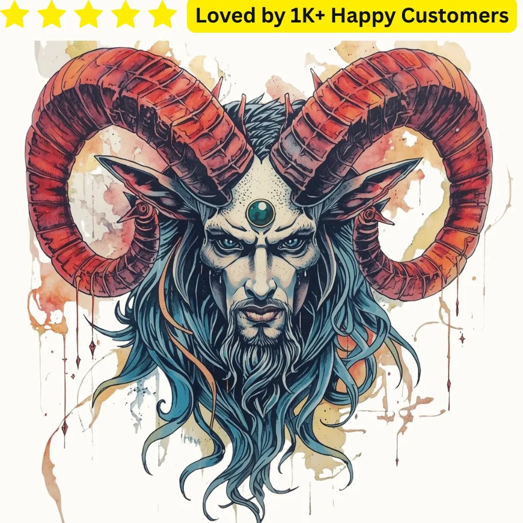 Goat Tattoo Baphomet – Bold & Symbolic - TeMaRo™ 🇿🇦