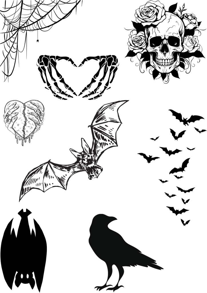 Goth Tattoos Birds Forearm - TeMaRo™ 🇿🇦