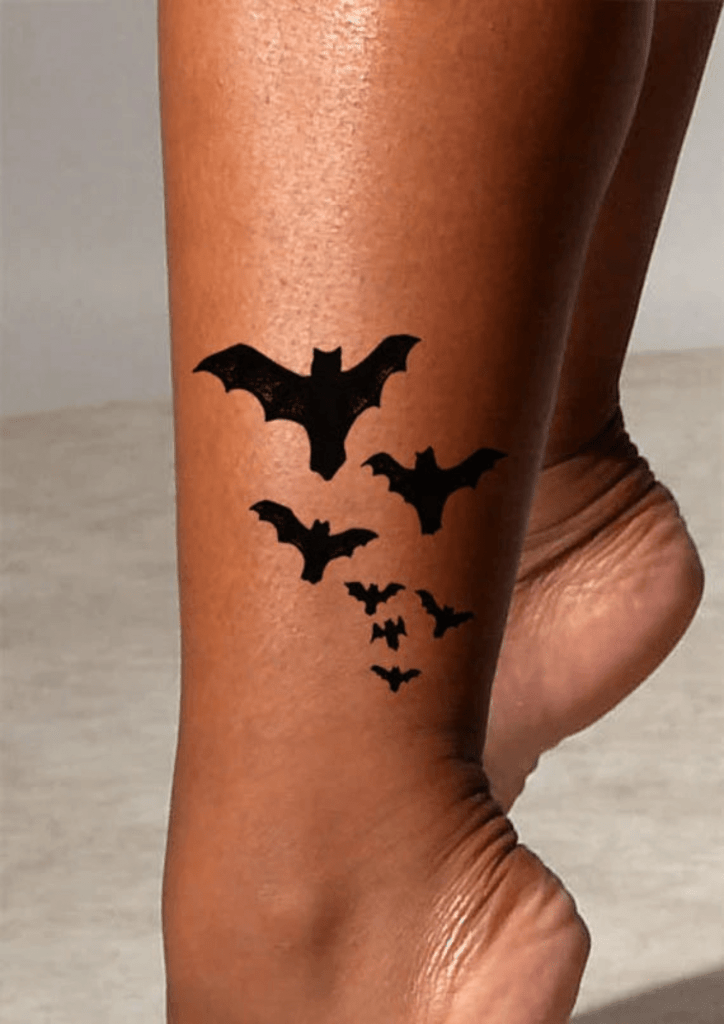 Halloween Flying Bat Tattoo - TeMaRo™ 🇿🇦