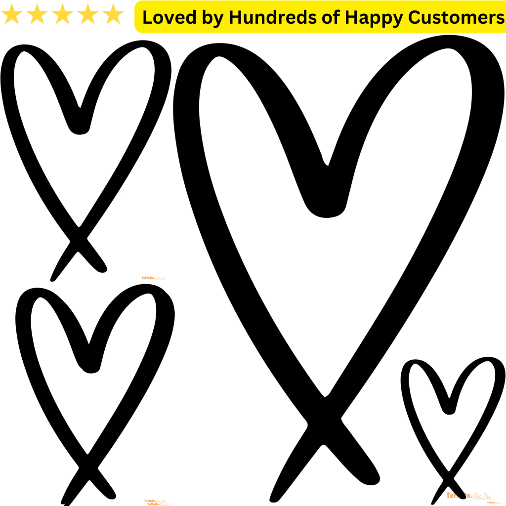 Hand Drawn Heart Tattoo - TeMaRo™