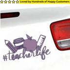 Car Stickers Cape Town - Teacher Life Decal