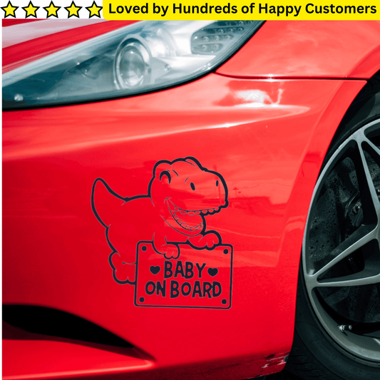 Car Stickers South Africa - Cute Baby On Board Sticker