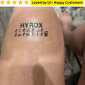 Hyrox Temporary Tattoos Custom Race Artwork - TeMaRo™ 🇿🇦