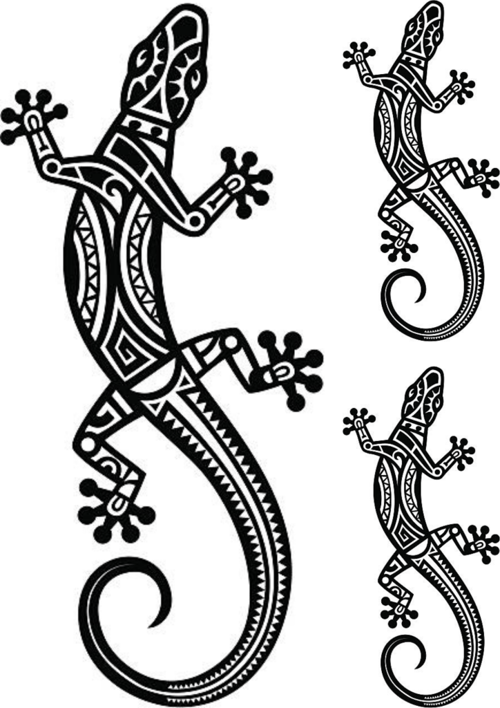 Instant Arm Tattoos Tribal - Lizard - TeMaRo™