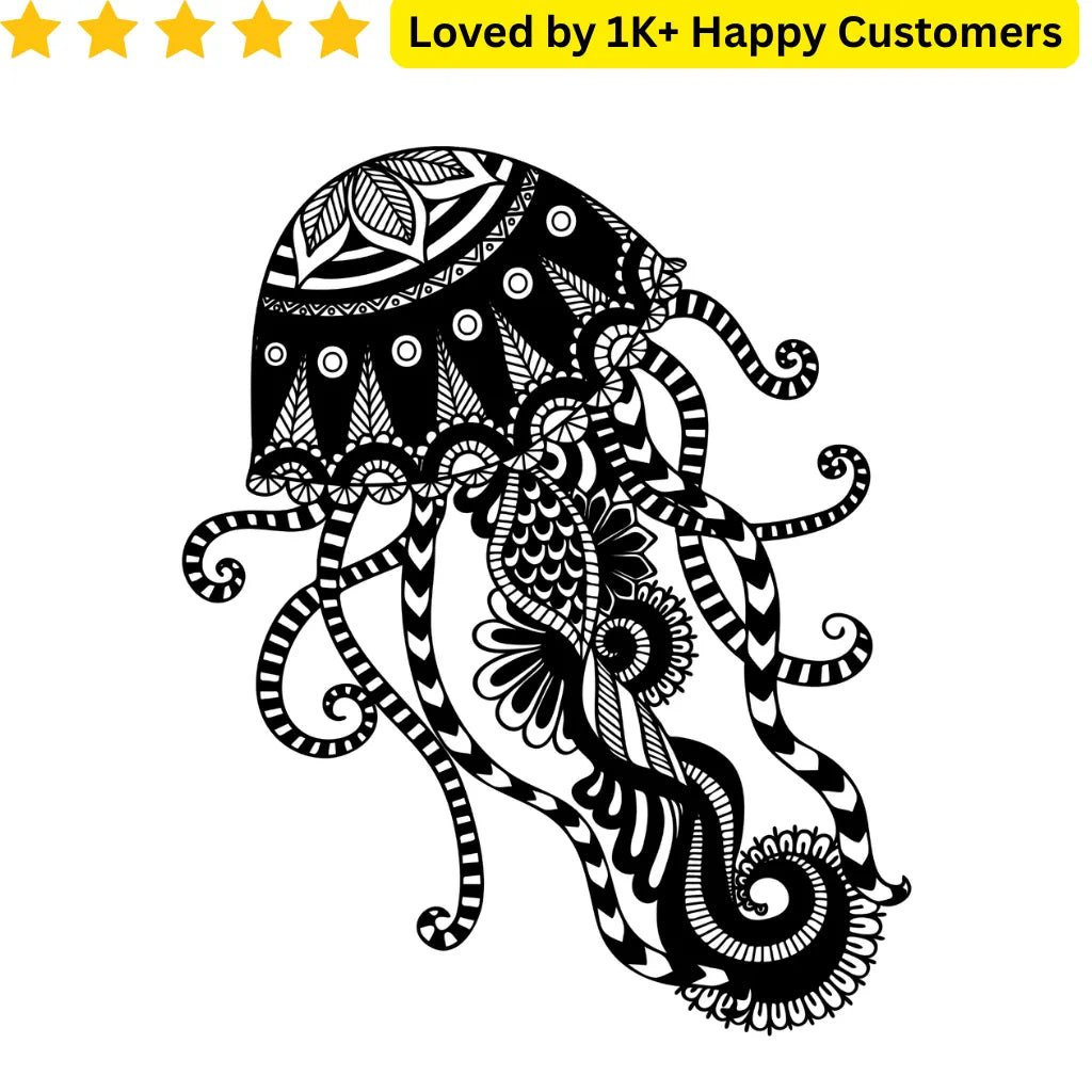 Jellyfish Men Arm Tattoo - TeMaRo™