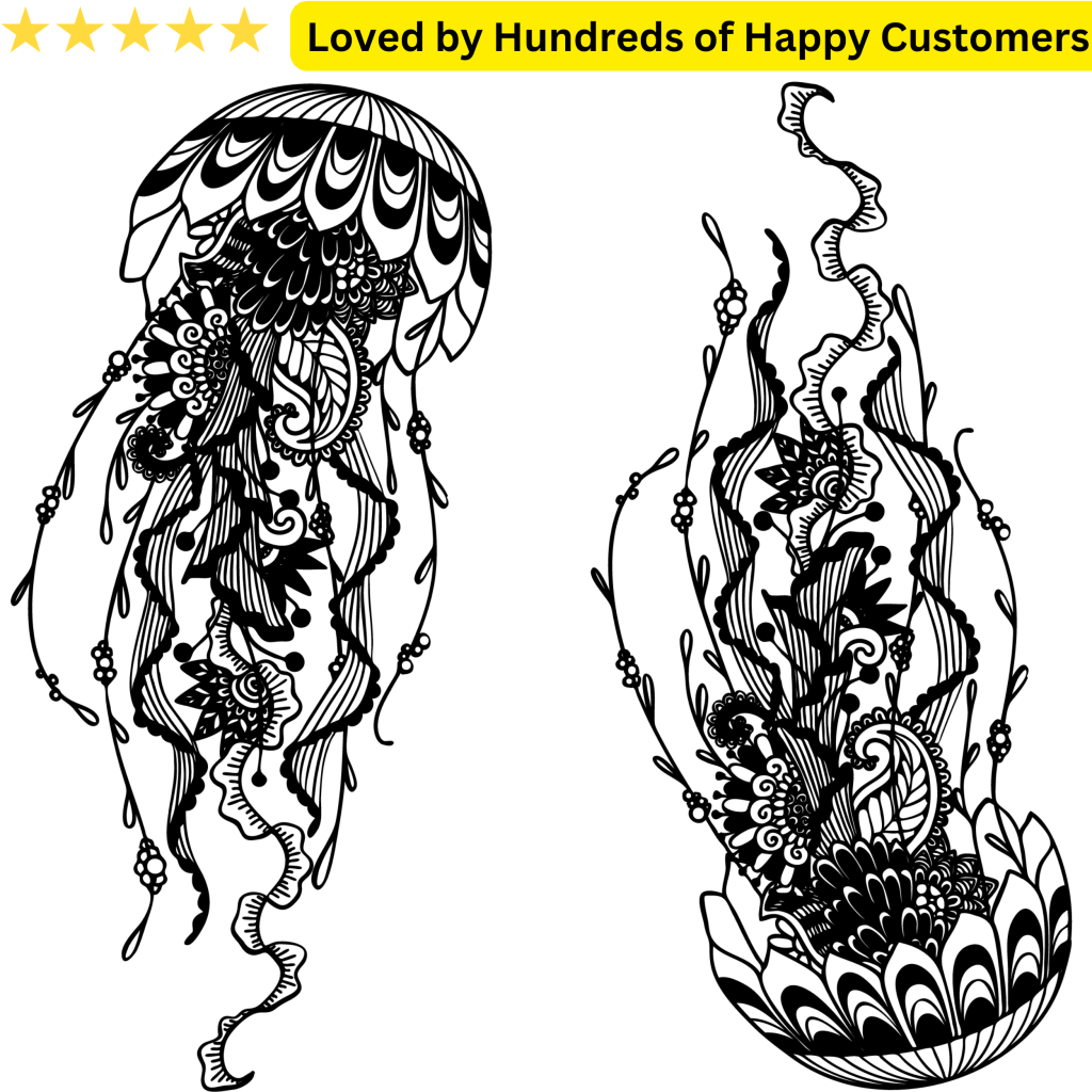 Jellyfish Tattoos Shoulder - TeMaRo™