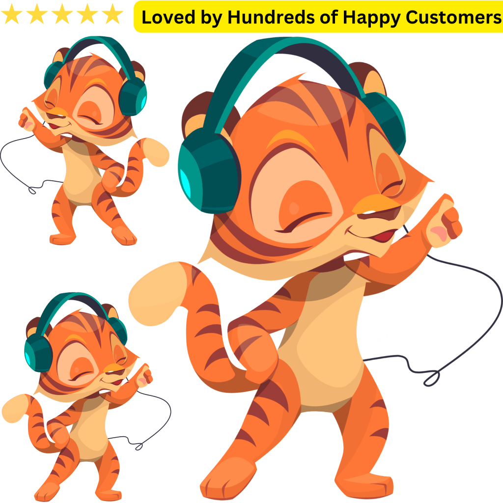 Kids Tiger Tattoos for Birthday - TeMaRo™