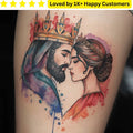 King and Queen Tattoo | Custom Temporary Tattoos - TeMaRo™ 🇿🇦