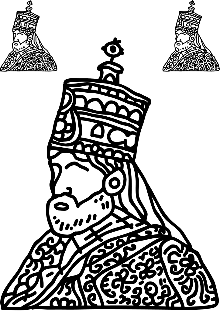 King Haile Selassie Emperor Tattoo Sticker - TeMaRo™