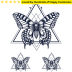 Leg Tattoo Butterfly | Custom Artwork You Can Wear - TeMaRo™ 🇿🇦