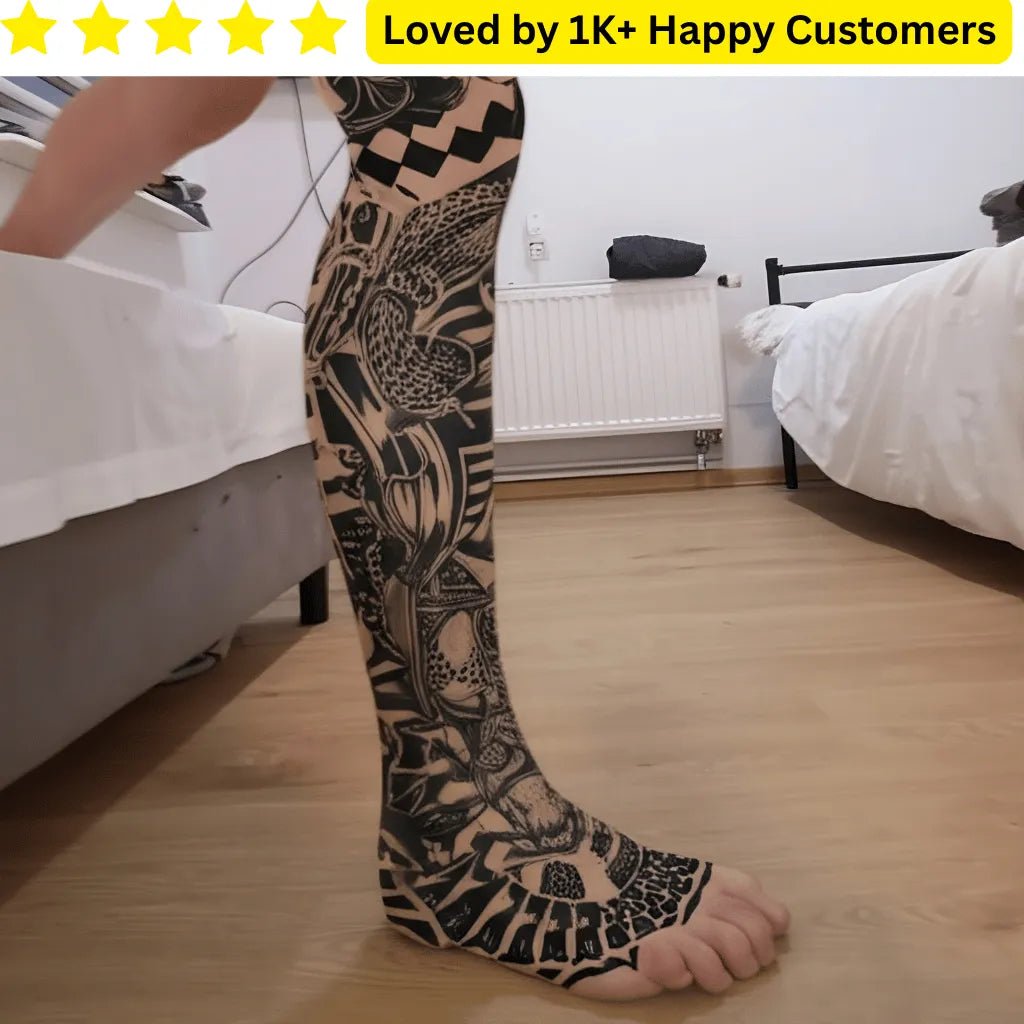 Leg Tattoos | Custom Artwork You Wear - TeMaRo™ 🇿🇦
