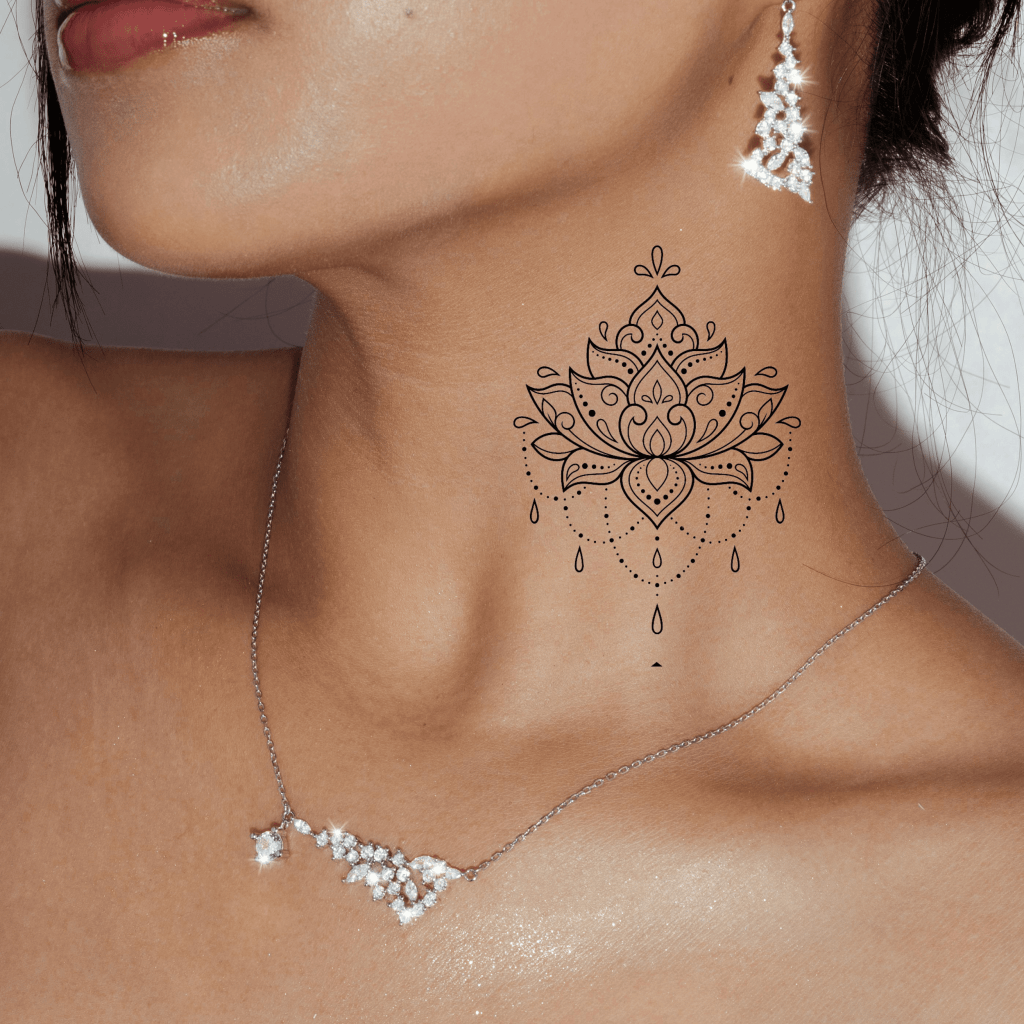 Mandala Tattoo Lotus Flower - TeMaRo™