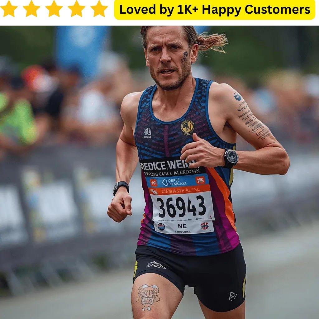 Marathon Temporary Tattoos – Custom, Skin - Safe & Motivational 🏃 - TeMaRo™