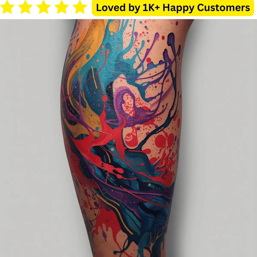 Leg Tattoo Men | Custom Temporary & Safe – TeMaRo™ 🇿🇦