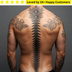 Tattoos for Men on Back | Custom Temporary Tattoos - TeMaRo™ 🇿🇦