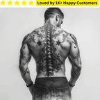 Tattoos Men Back – Custom Temporary Tattoos - TeMaRo™ 🇿🇦