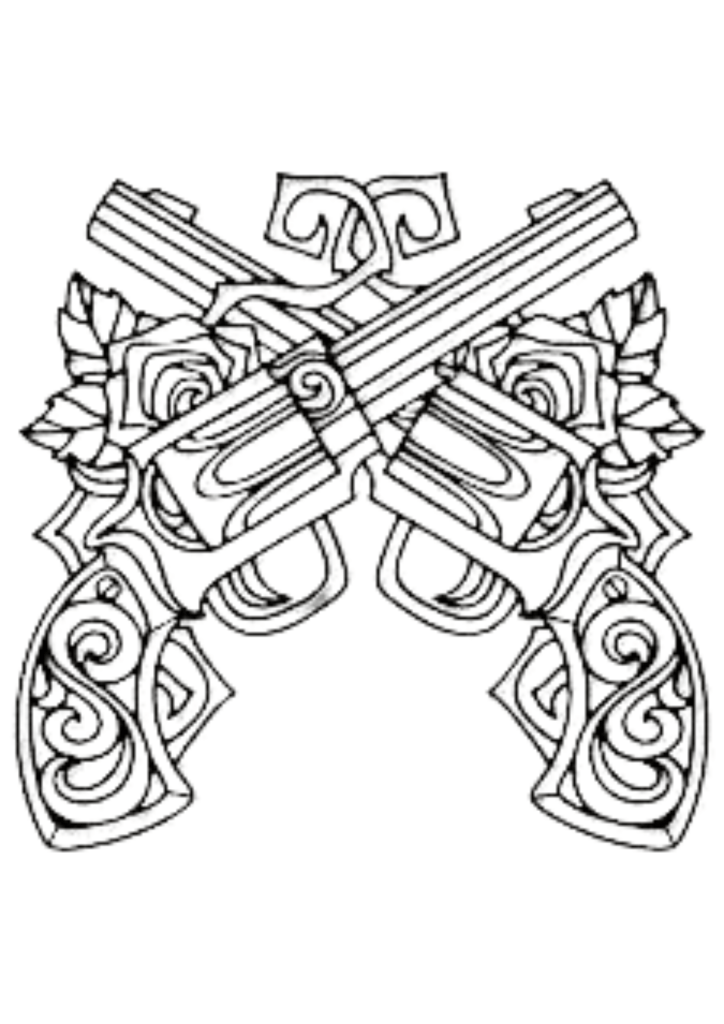 Men Tattoo Forearm - Guns and Roses - TeMaRo™