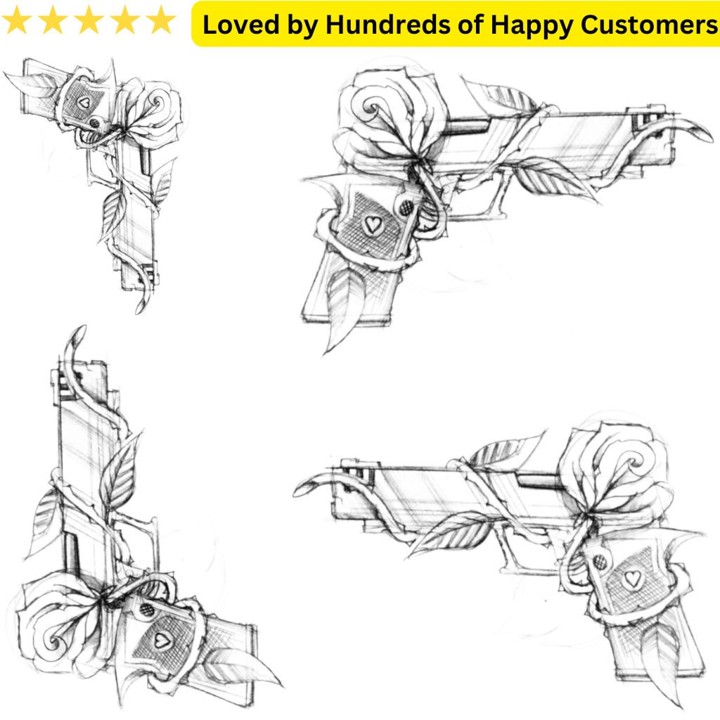 Men Tattoos Forearm - Guns - TeMaRo™