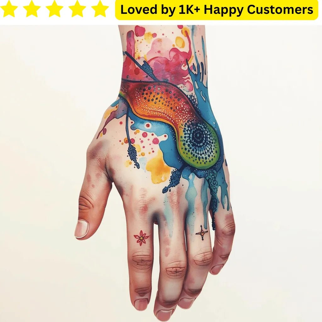 Custom Hand Tattoo | Bold & Stylish - TeMaRo™ 🇿🇦