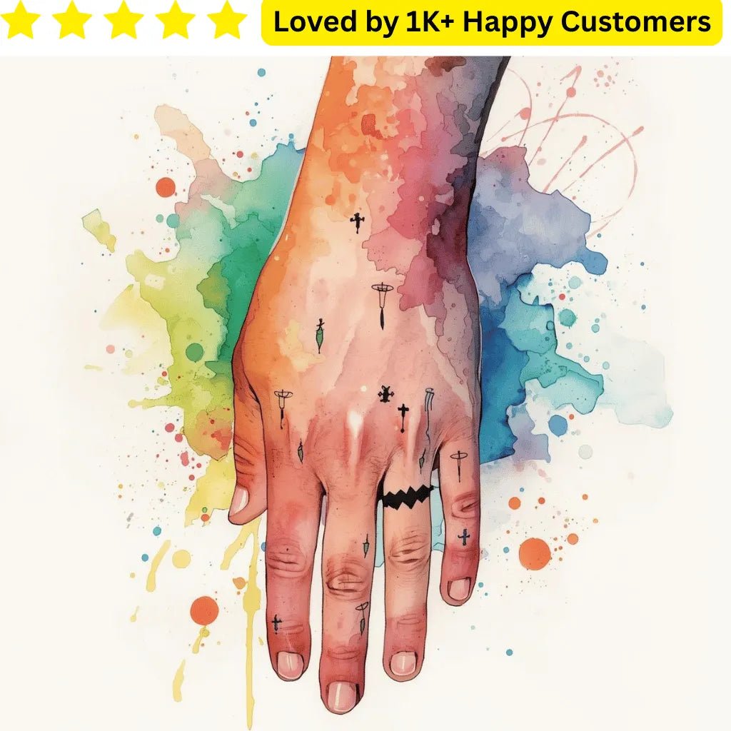 Tattoo on a Hand | Custom Temporary & Safe - TeMaRo™ 🇿🇦
