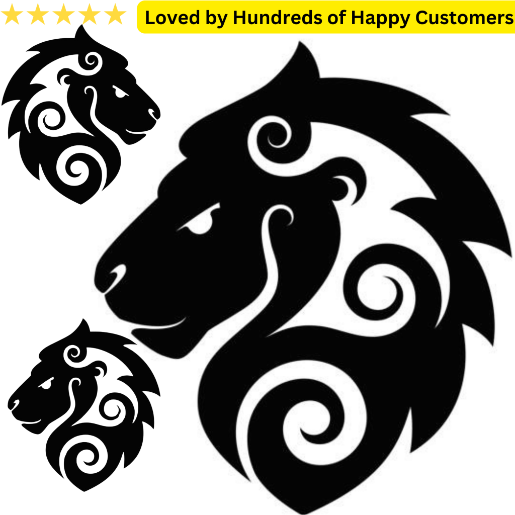 Nearest Tattoo Place Near Me - Lion Tribal - TeMaRo™