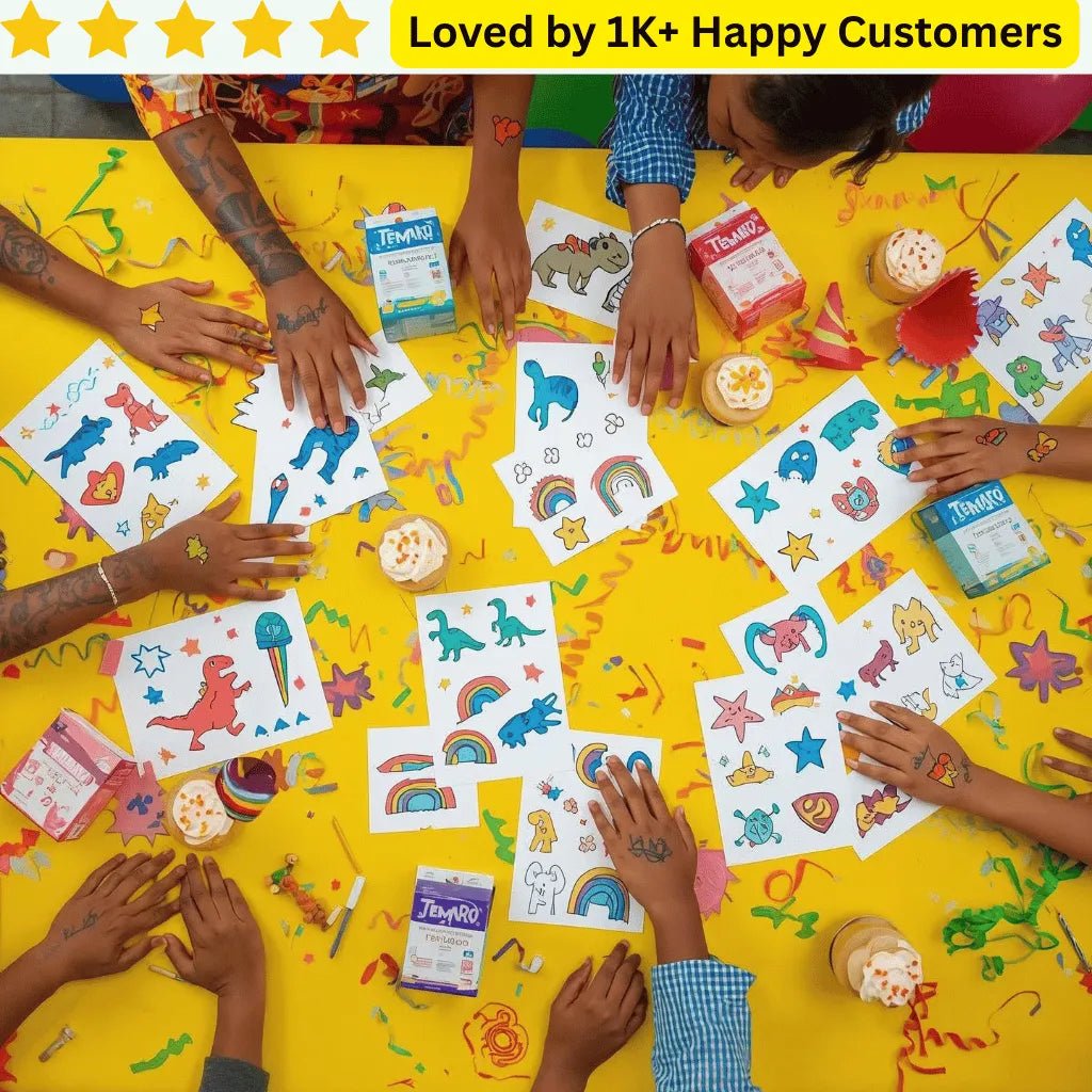 Bulk Temporary Tattoos for Kids—But Ours Look Real - TeMaRo™