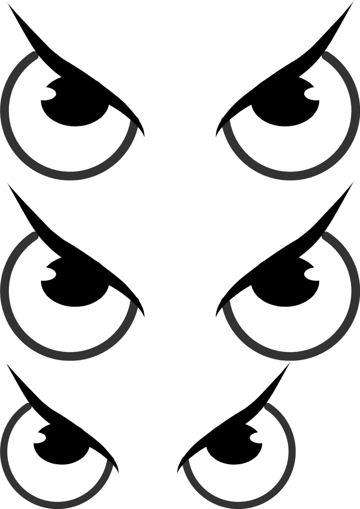 Non Permanent Chibi Eyes Tattoo - TeMaRo™