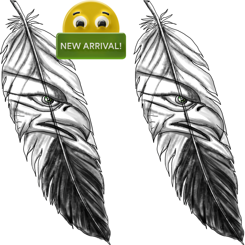 Non Permanent Feather Tattoo Patterns - TeMaRo™