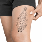 Non Permanent Sternum Tattoo Small - TeMaRo™