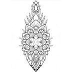 Non Permanent Sternum Tattoo Small - TeMaRo™