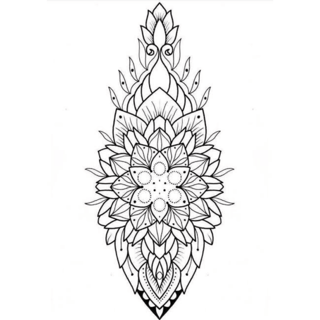 Non Permanent Sternum Tattoo Small - TeMaRo™