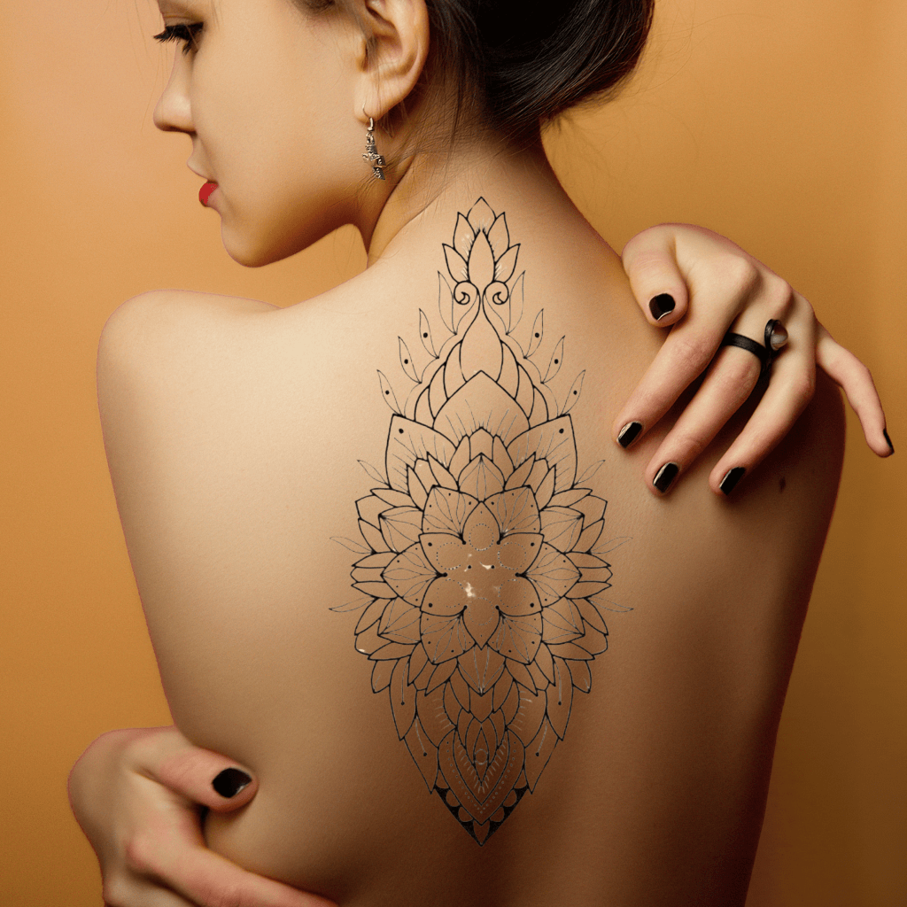 Non Permanent Sternum Tattoo Small - TeMaRo™