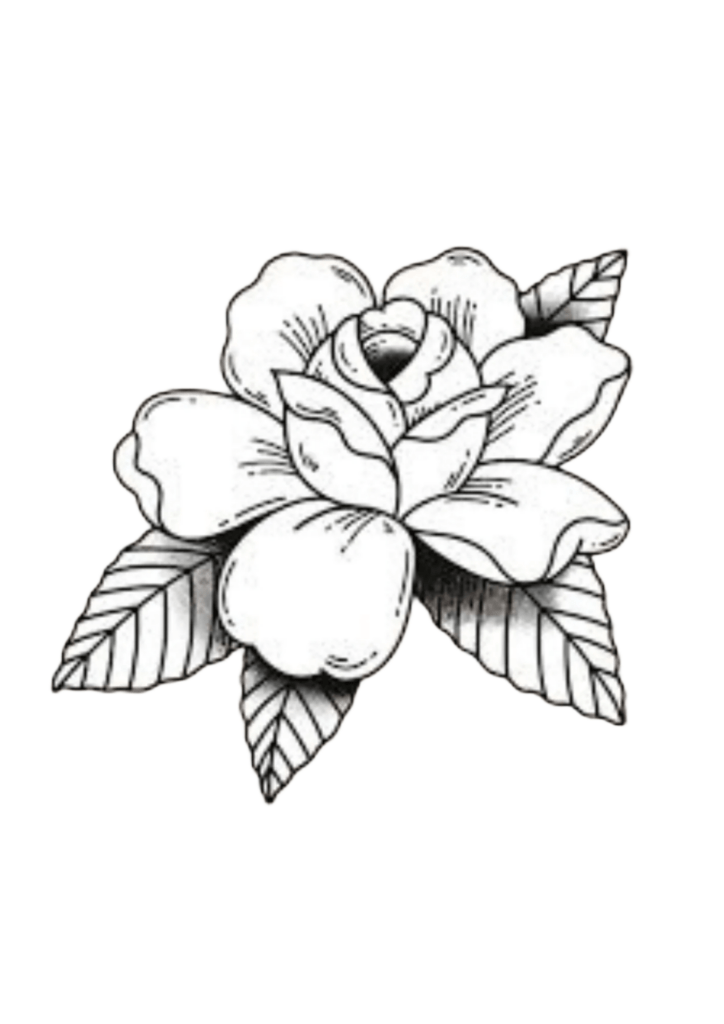 Non Permanent Tattoo DIY - Rose - TeMaRo™