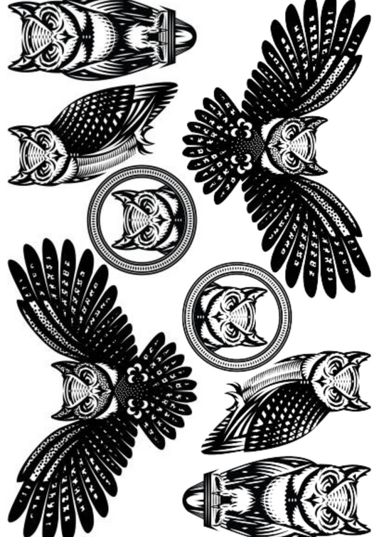 Owl Tattoo Pack