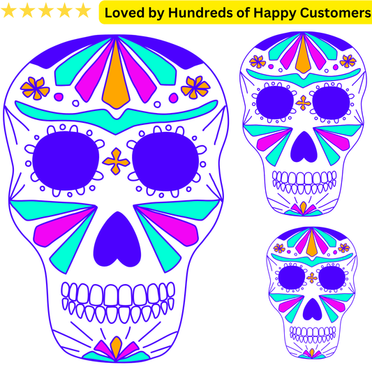 Mexican Skull Tattoos Simple