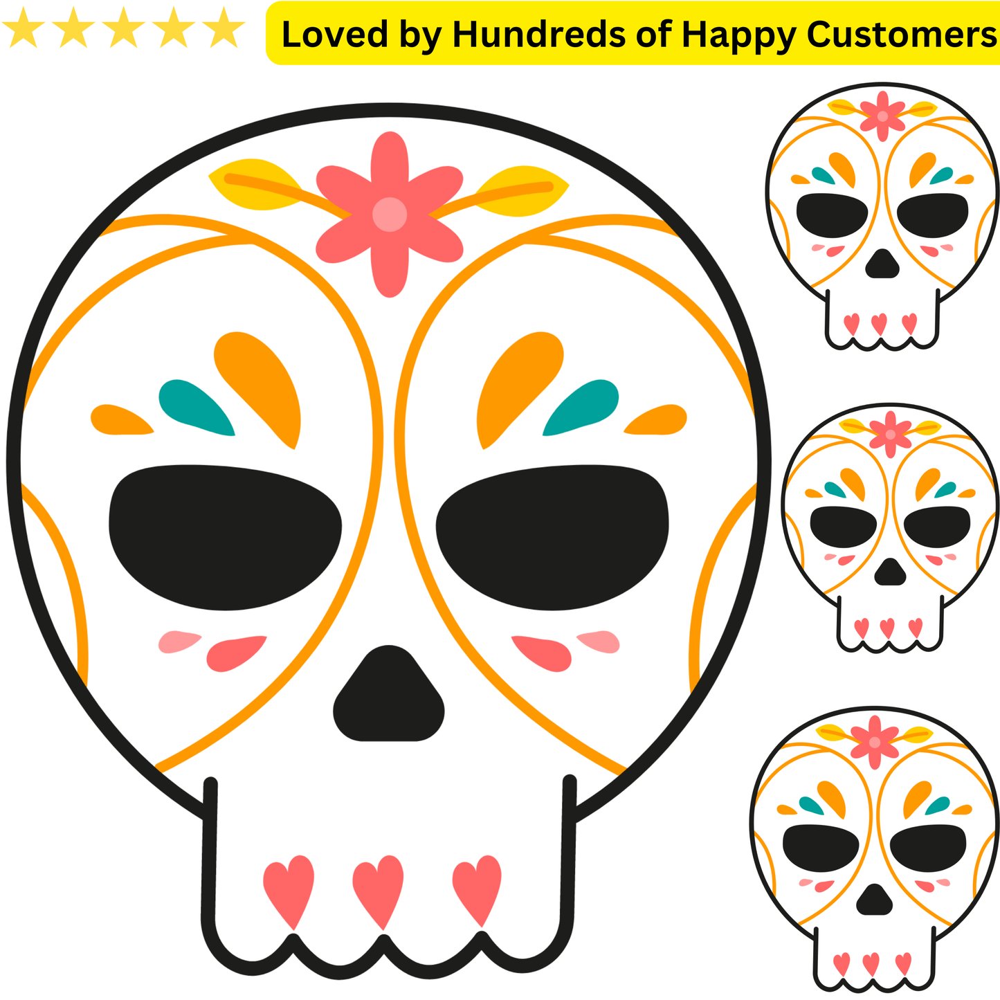 Mexican Skull Tattoo - Ornate