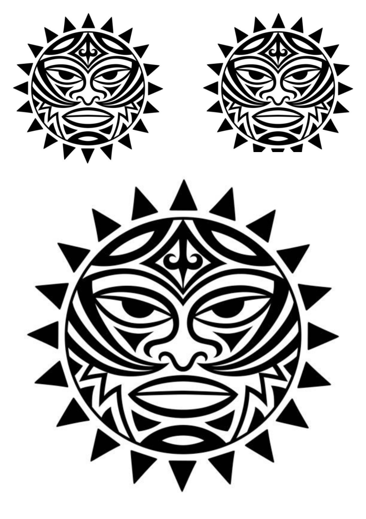 Polynesian Tribal Face Tattoos - TeMaRo™