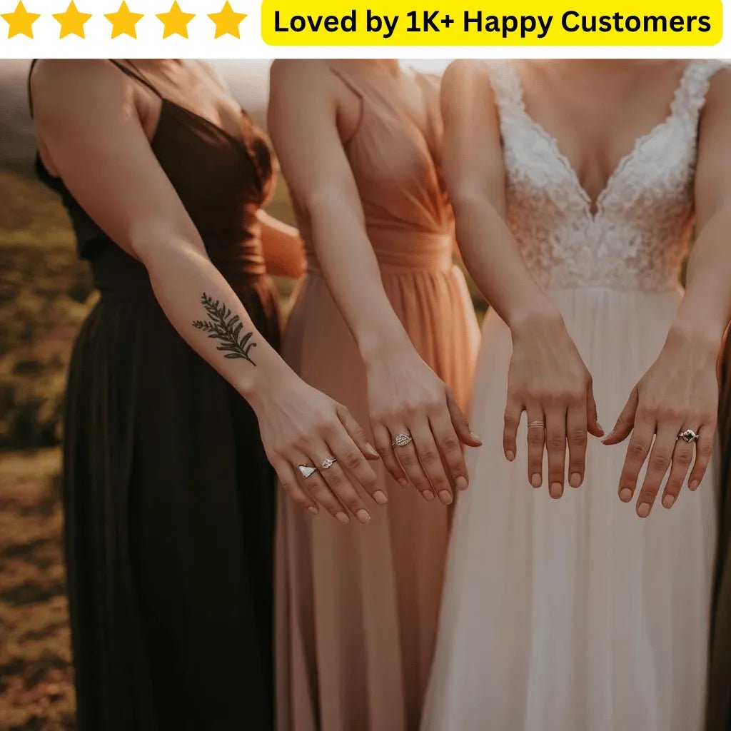 Preview Your Wedding Tattoos Ring First - TeMaRo™ 🇿🇦