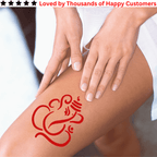 Red Ganesha Vinayagar Tattoo - TeMaRo™