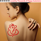 Red Ganesha Vinayagar Tattoo - TeMaRo™